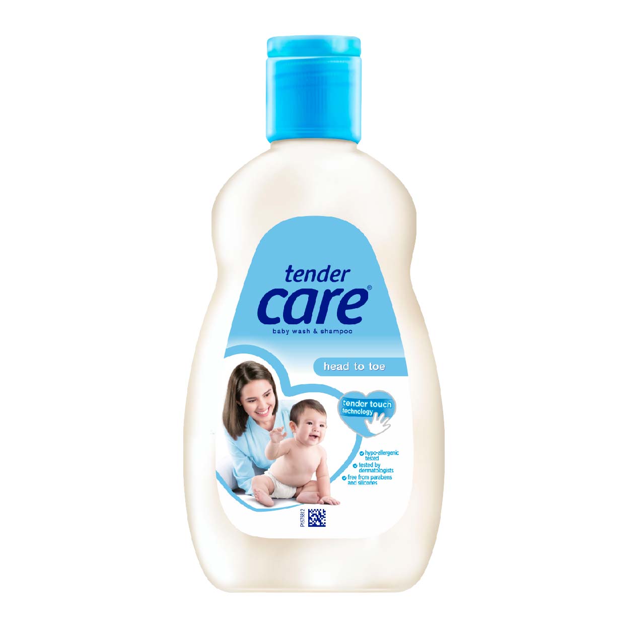 Tender Care Hypo Allergenic Baby Wash & Shampoo Head to Toe 180ml