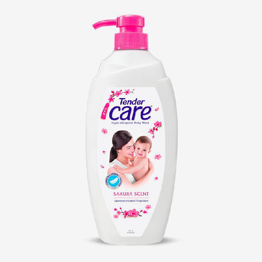 Tender Care Hypo Allergenic Baby Wash Sakura Scent 500ml Pump