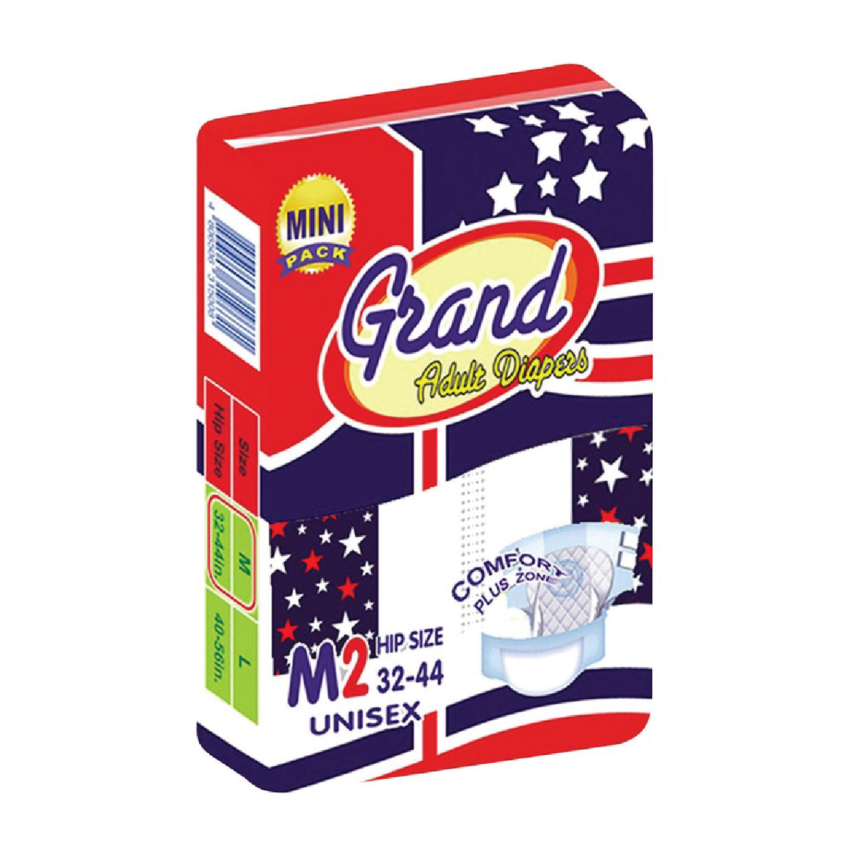 Grand Adult Diapers Medium 2s