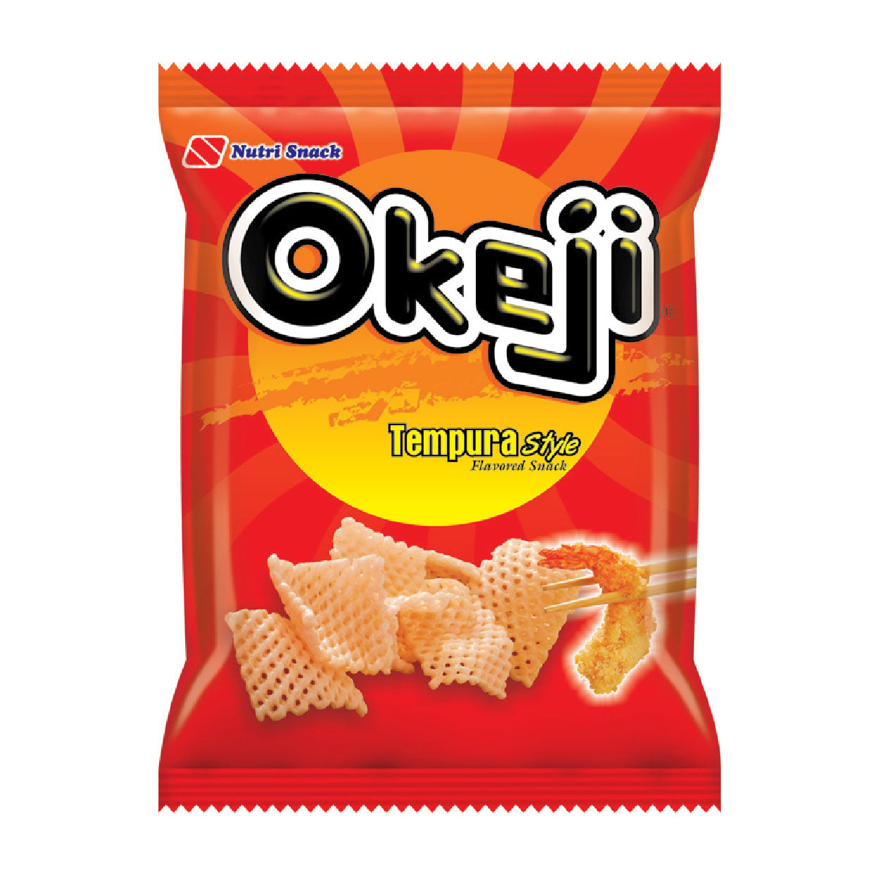 Okeji Tempura Style Flavored Snack 25g