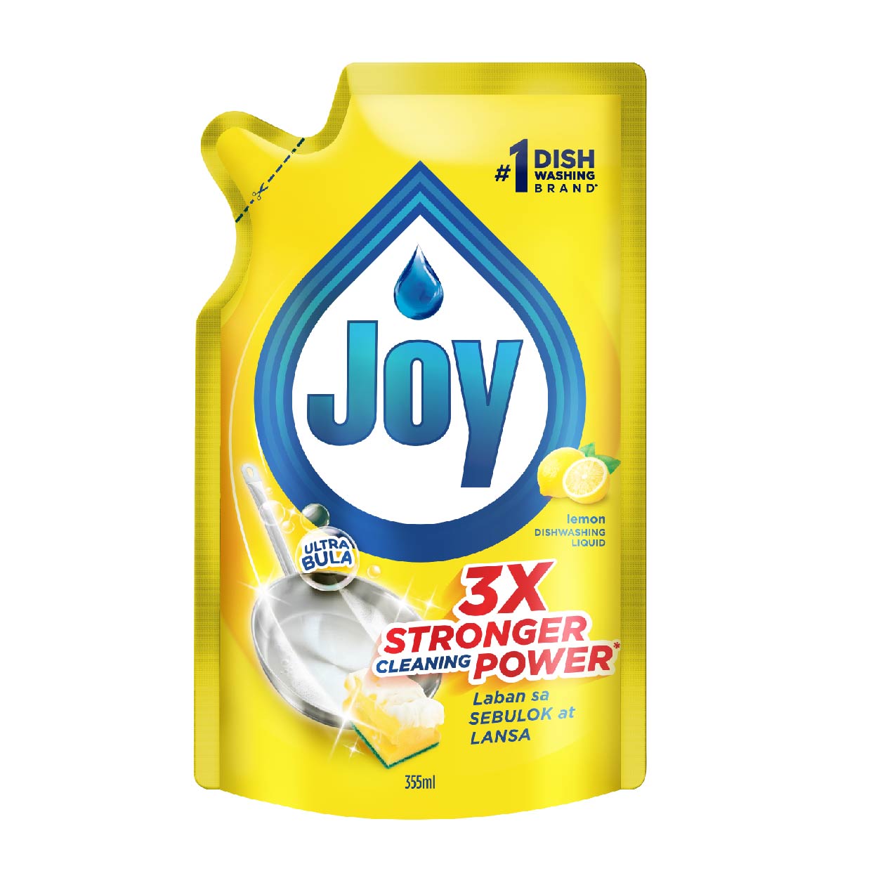 Joy Dishwashing Liquid Lemon Refill 355ml
