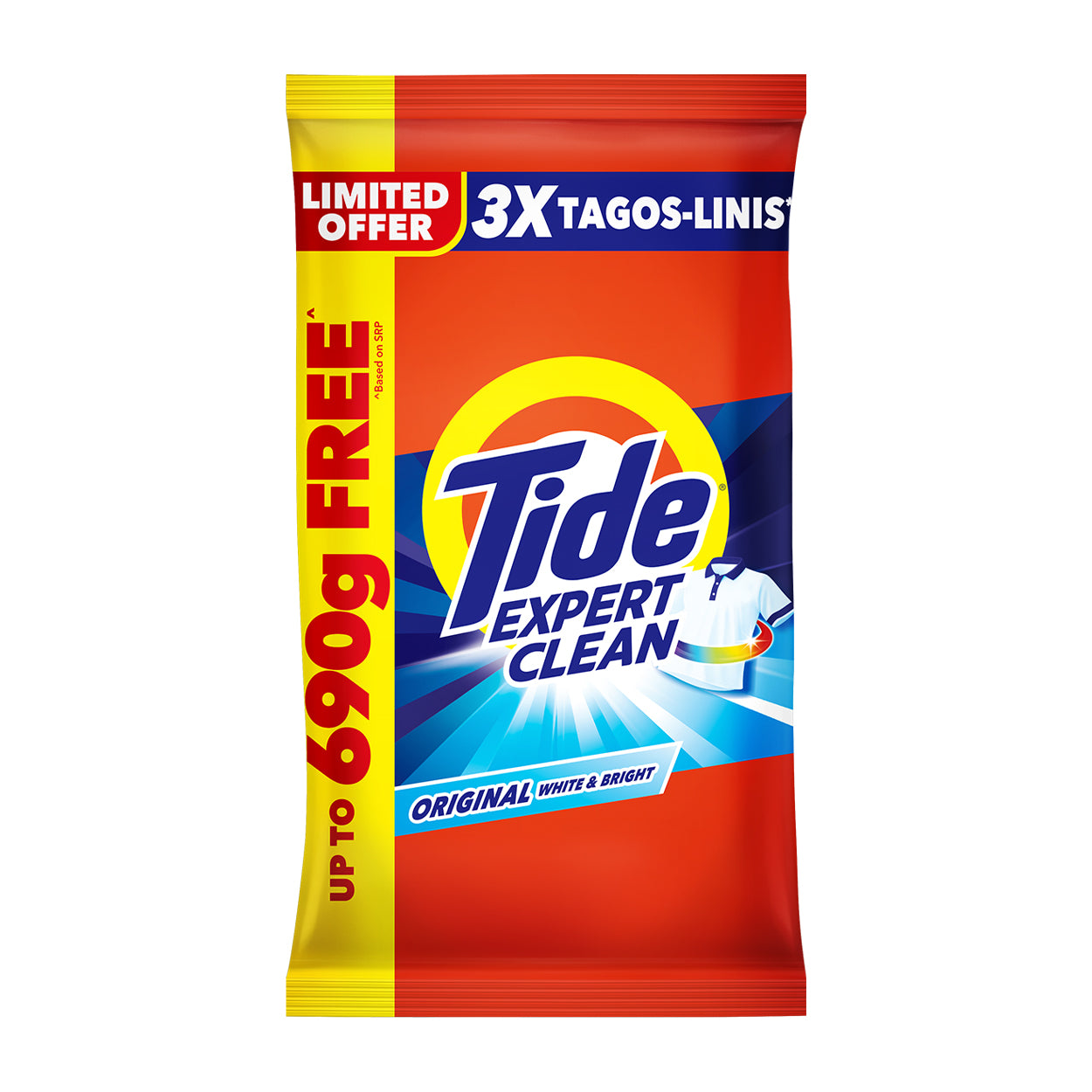 Tide Expert Clean Laundry Powder OriginalWhite&Bright3.52kg/4215g