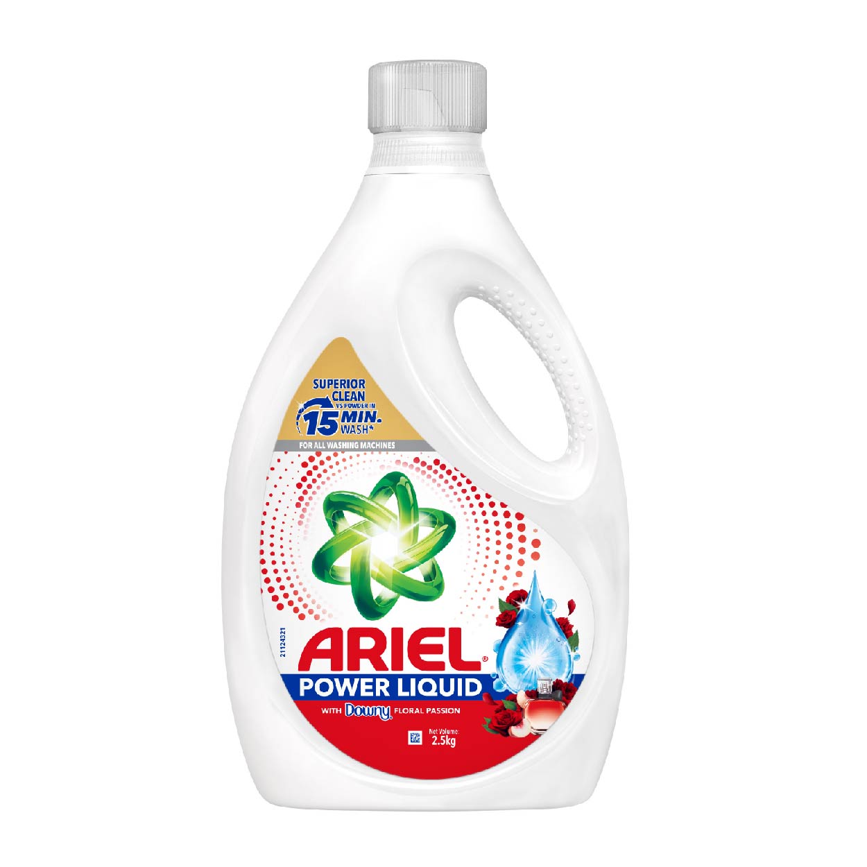 Ariel Power Gel Downy Floral Passion Liquid Detergent 2.63kg