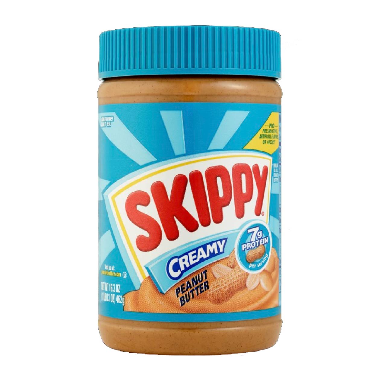 Skippy Creamy Peanut Butter 462g
