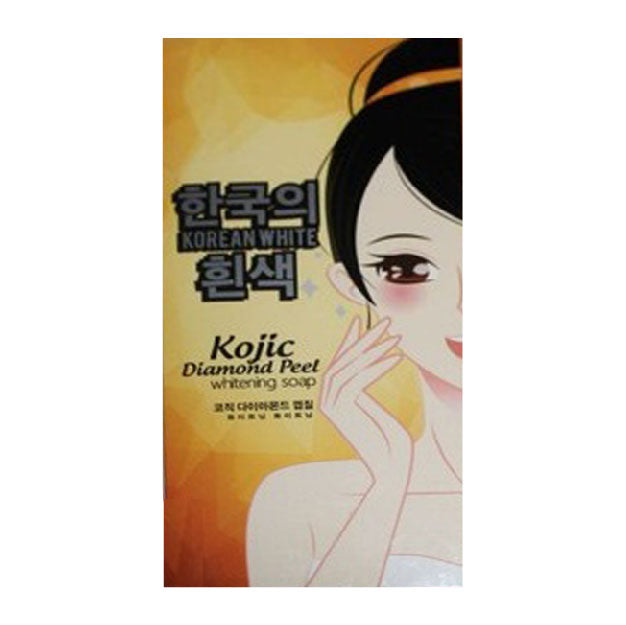 Korean White Kojic Diamond Peel Soap 3x90g