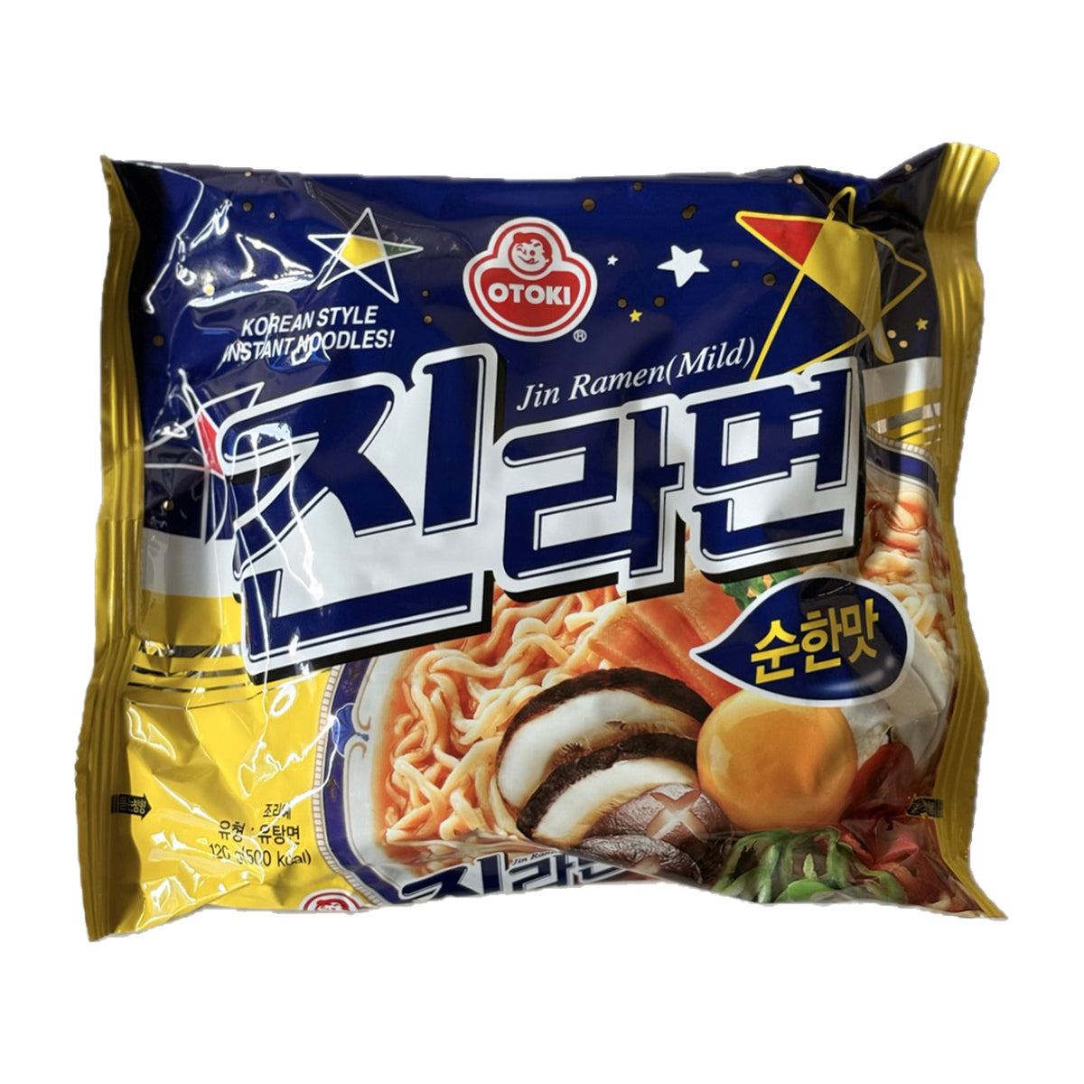Otoki Jin Ramen Mild Korean Style Instant Noodles Pouch 120g