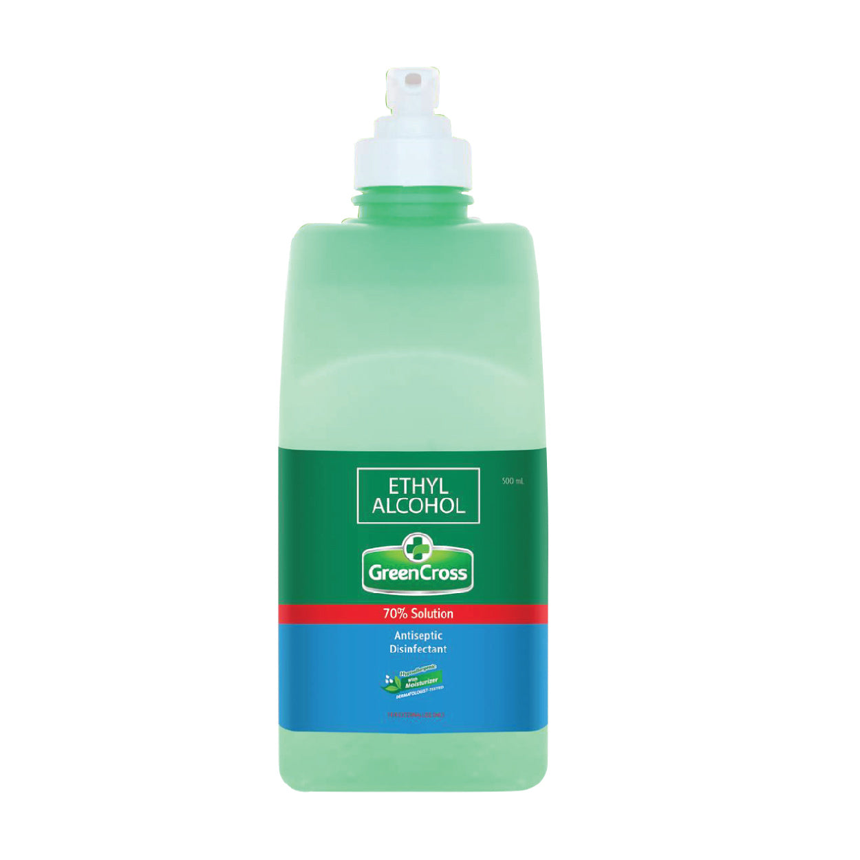 Green Cross 70% Ethyl Alcohol with Moisturizer Pump 500ml