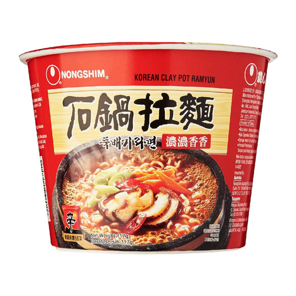 Nongshim Korean Clay Pot Ramyun Instant Noodle Big Bowl 117g