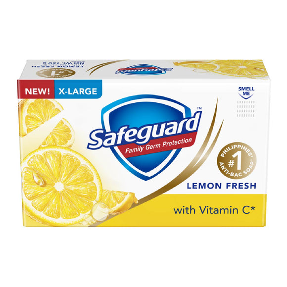 Safeguard Soap Lemon Fresh with Vitamin C X-Large 160g