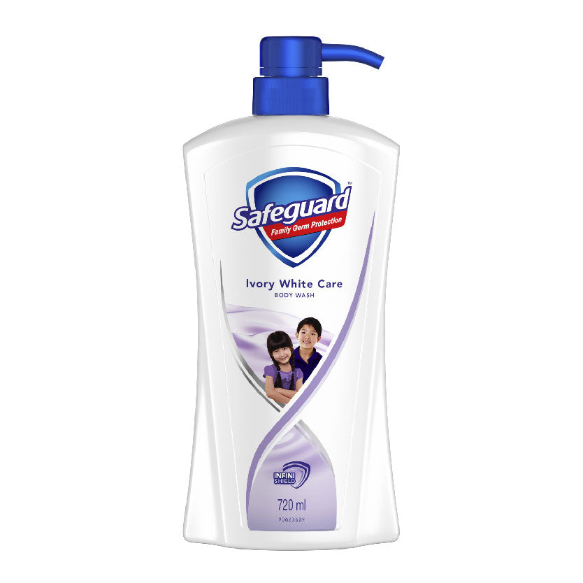 Safeguard Body Wash Ivory White Care 720ml Pump