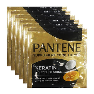 Pantene Supplement Conditioner Keratin Nourished Shine 6x9ml