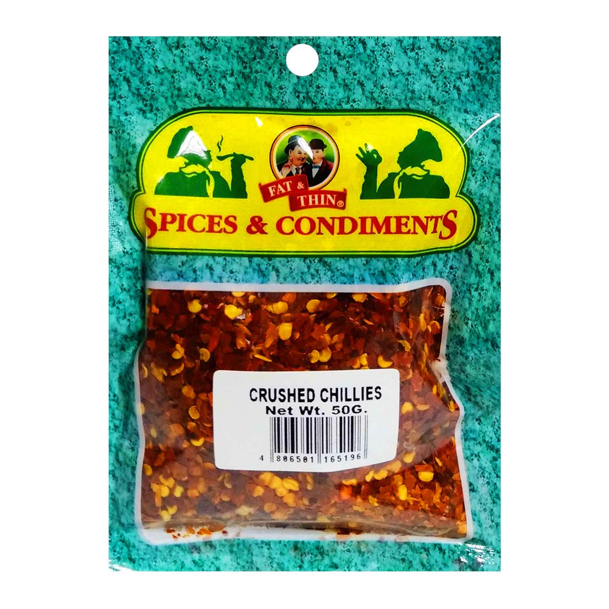 Fat & Thin Crushed Chillies 50g