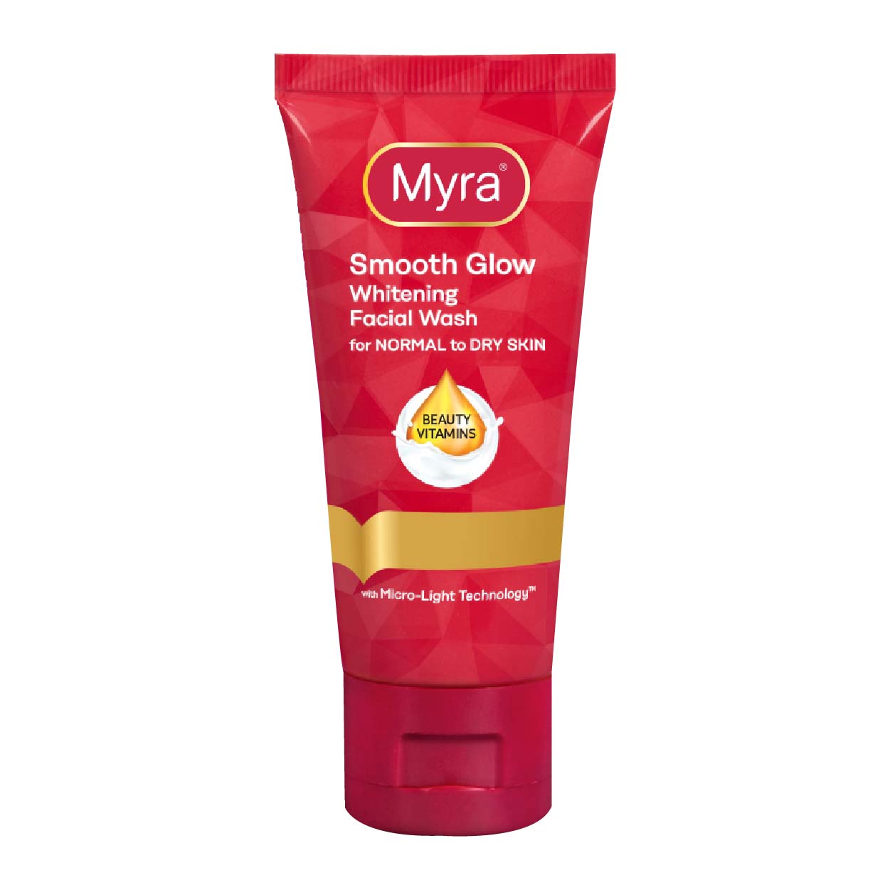 Myra Smooth Glow Whitening Facial Wash for Normal to Dry Skin50ml