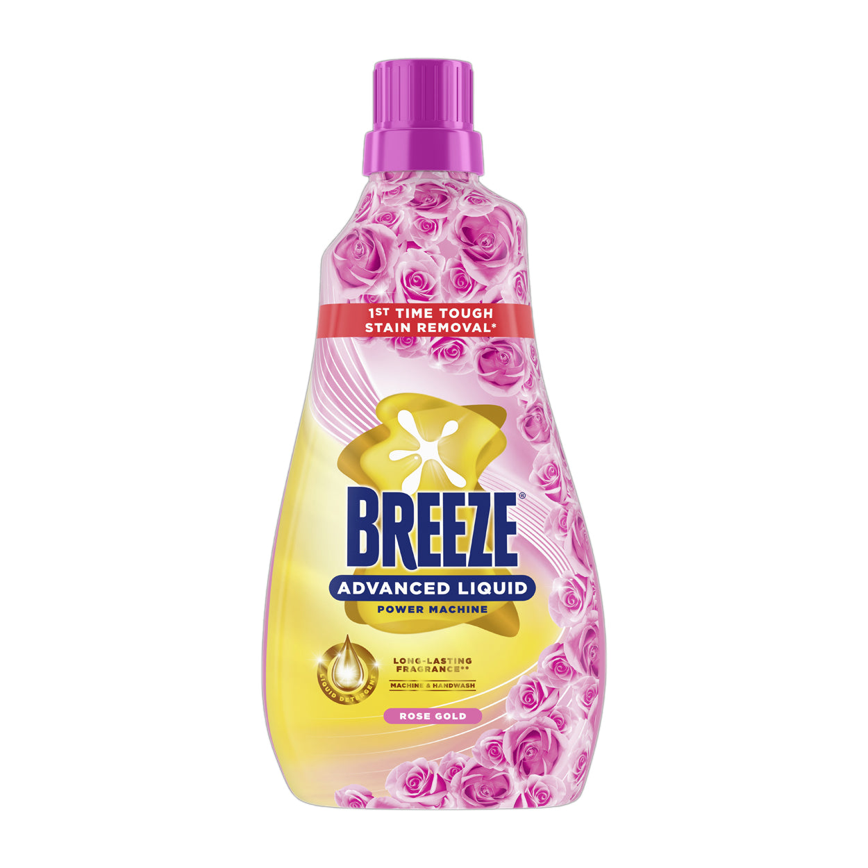Breeze Advanced Liquid Detergent Power Machine Rose Gold 950g