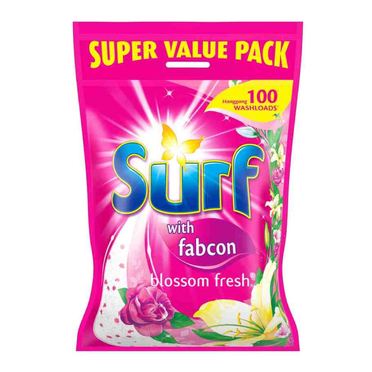 Surf Powder Detergent with Fabric Conditioner Blossom Fresh 7kg