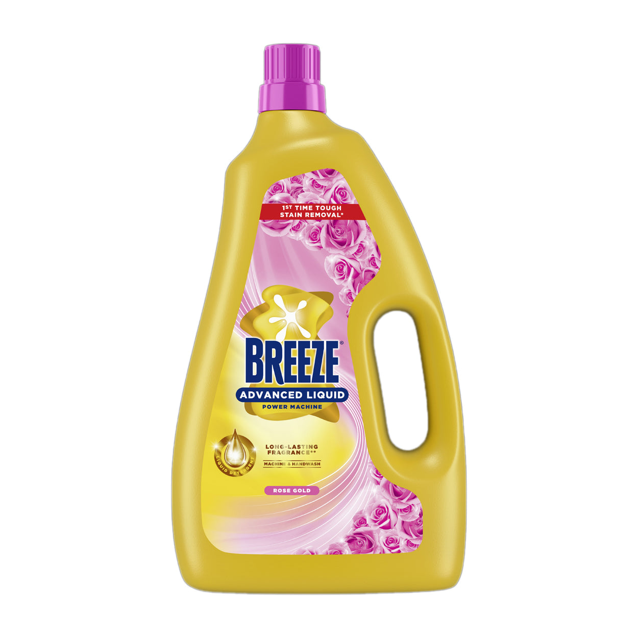 Breeze Advanced Liquid Detergent Power Machine Rose Gold 2.85kg
