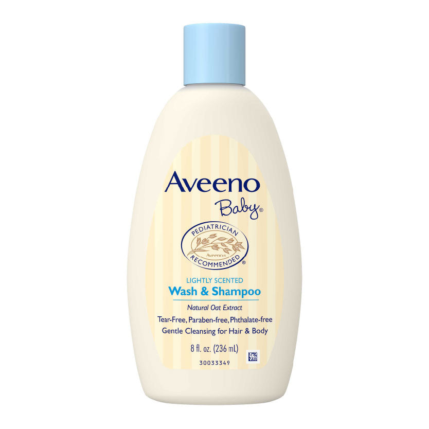 Aveeno Baby Wash & Shampoo Lightly Scented 236ml