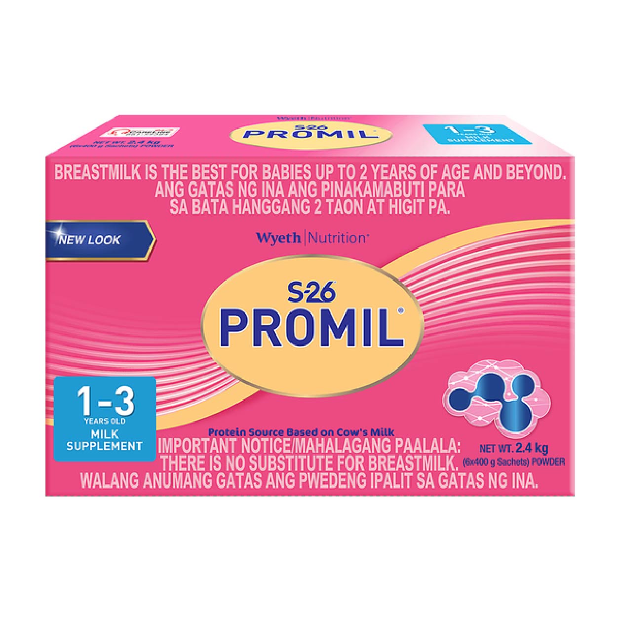 S-26 Promil Milk Supplement 1-3 years old 2.4kg