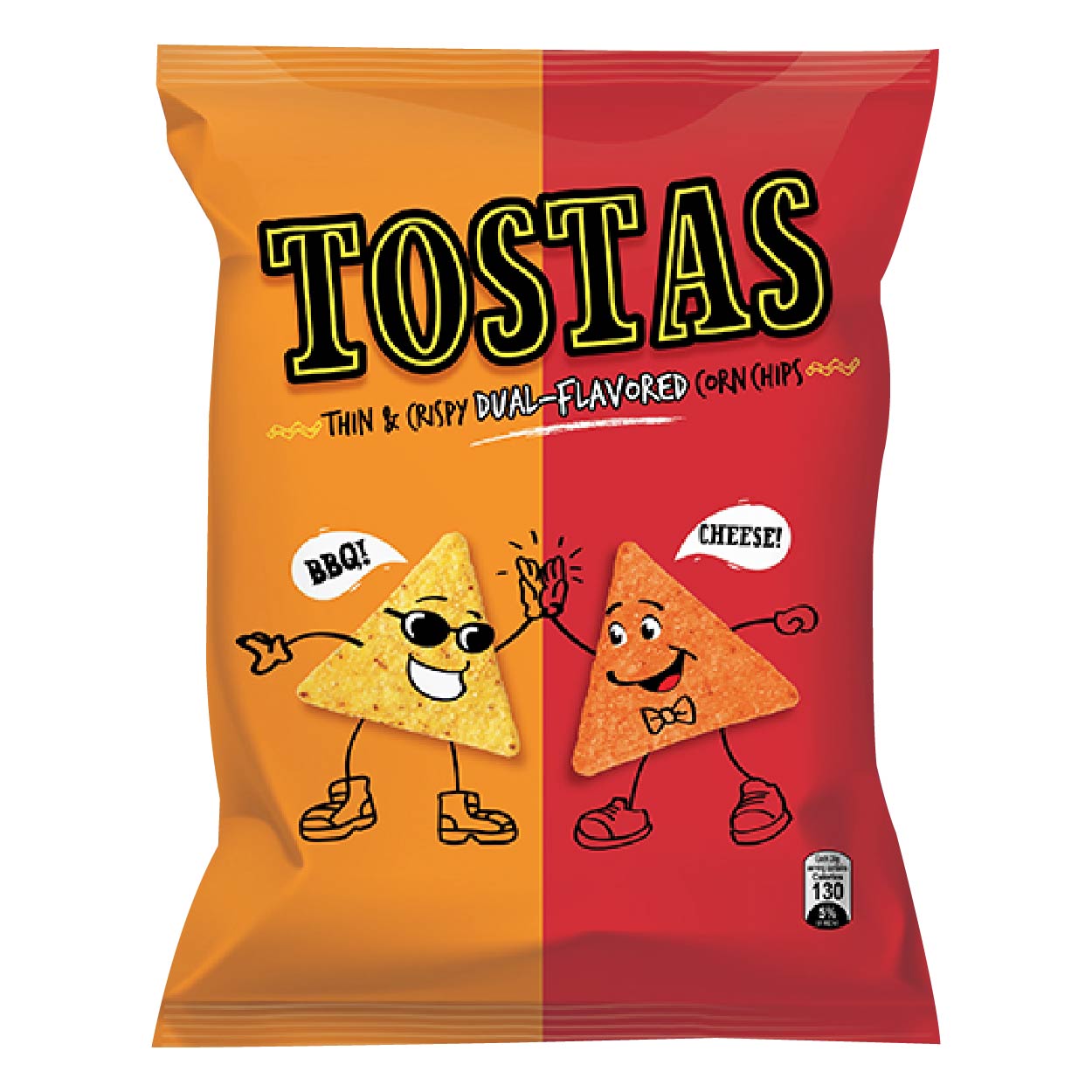 Tostas Corn Chips Cheese & Barbeque 49g