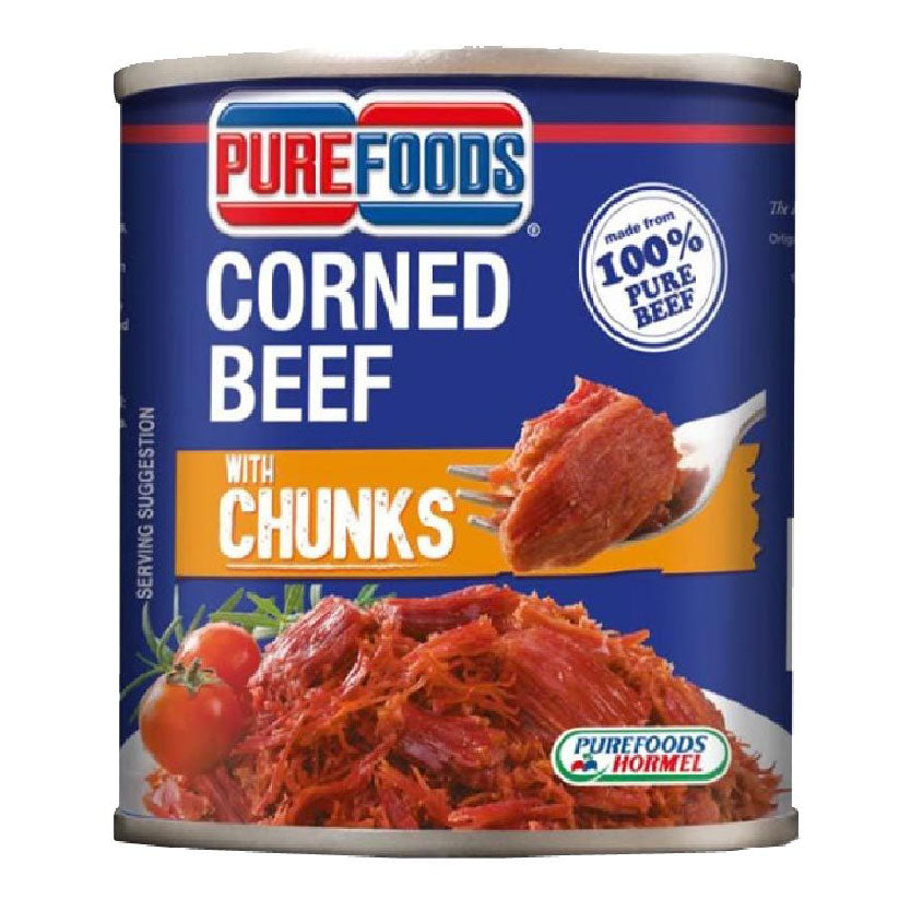 Purefoods Corned Beef with Chunks 210g