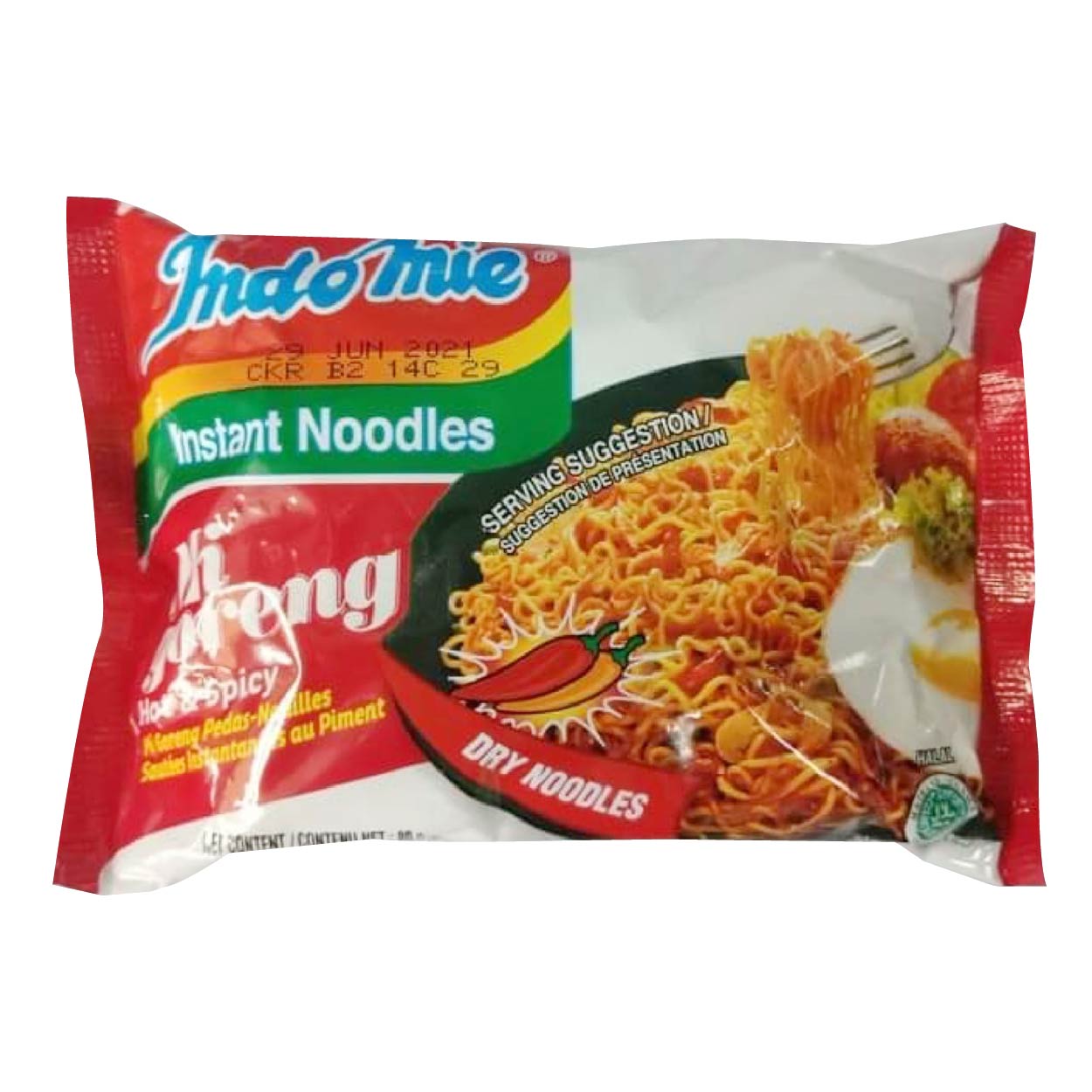 Indomie Instant Noodles Mi Goreng Pedas 80g