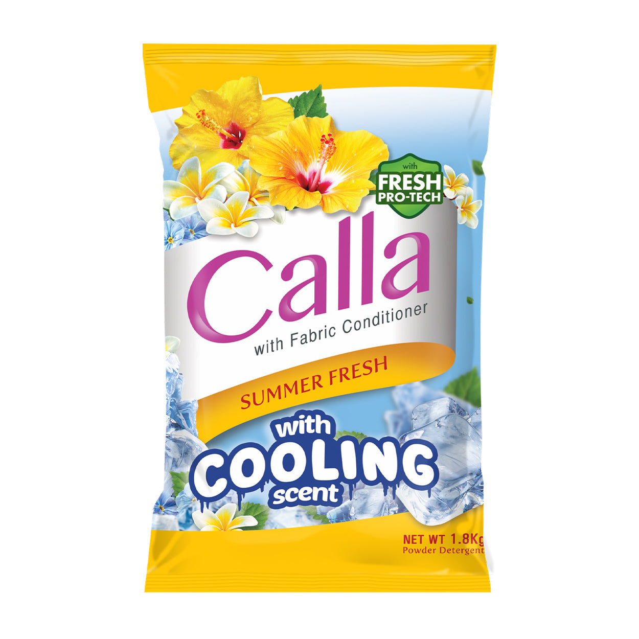 Calla Detergent Powder withFabricConditioner SummerFresh1.6/1.8kg