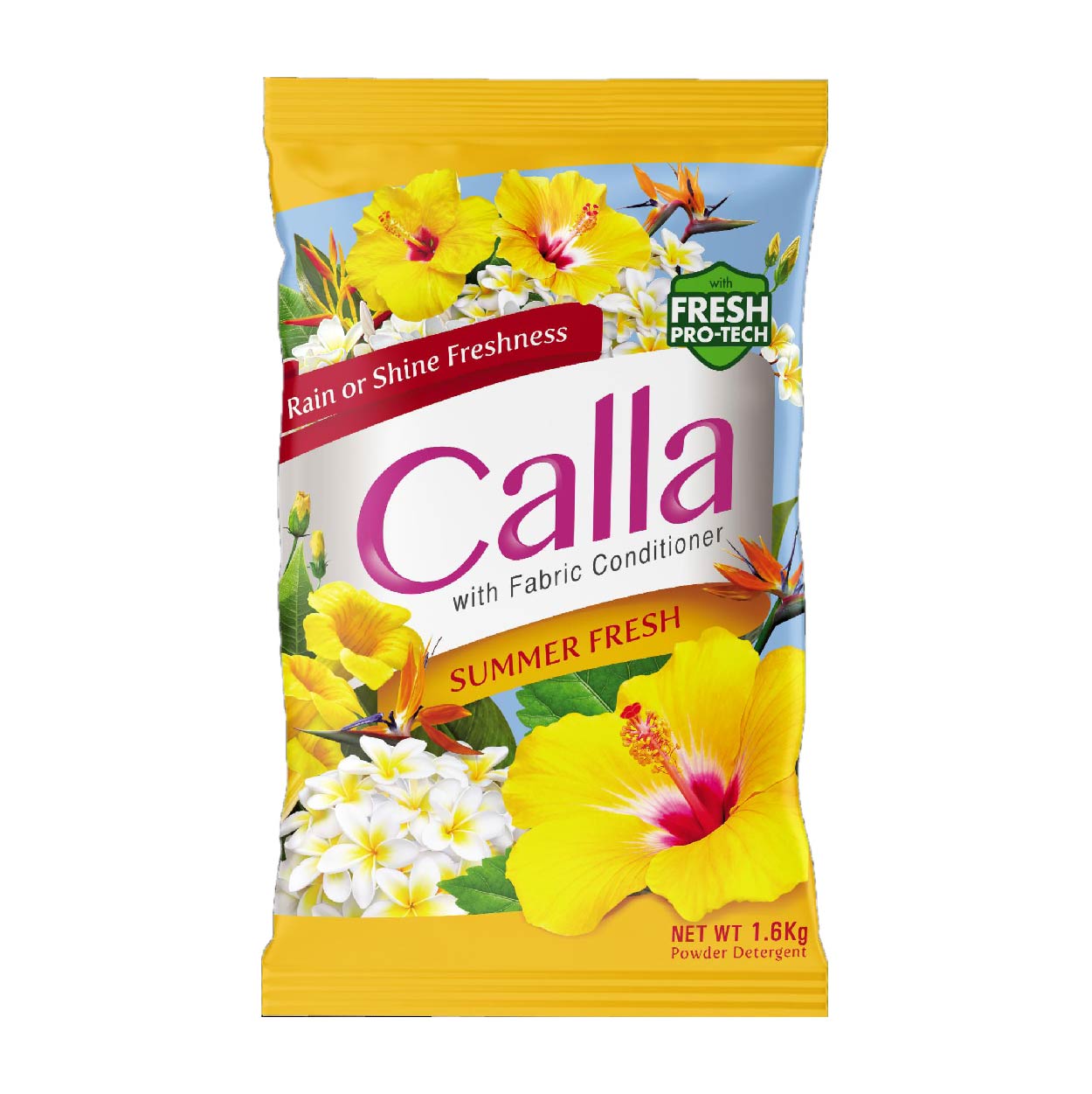 Calla Detergent Powder with Fabric Conditioner Summer Fresh 1.6kg ...