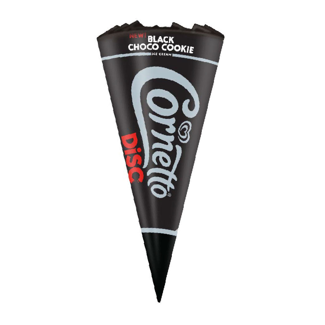 Selecta Cornetto Disc Black Choco Cookie Ice Cream 115ml