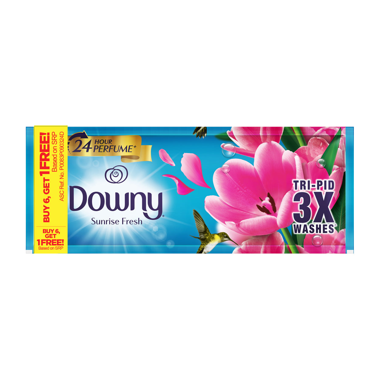 Downy Fabric Conditioner SunriseFresh TripidPack 6x75ml + Free