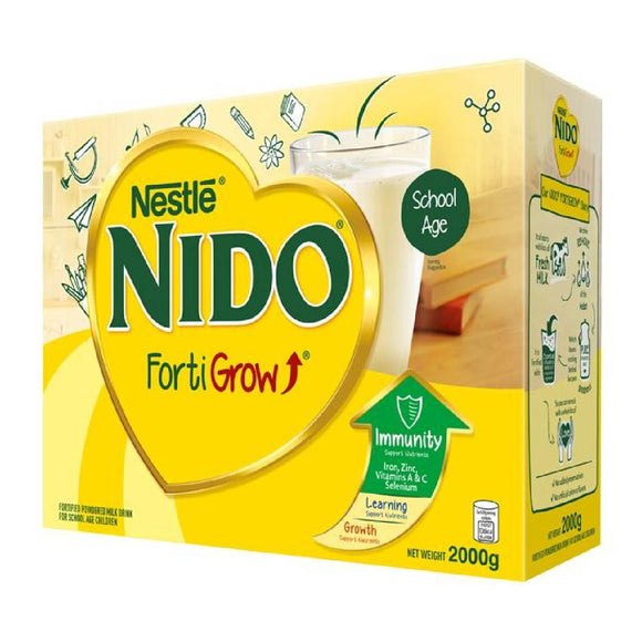 Nido Fortigrow Fortified Powdered Milk Drink School Age 2kg