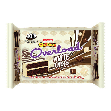 Jack n Jill Quake Overload Bar White Choco10x30g