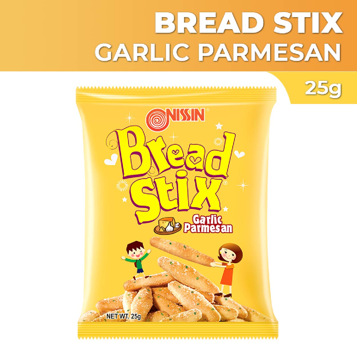 Nissin Bread Stix Garlic Parmesan 25g