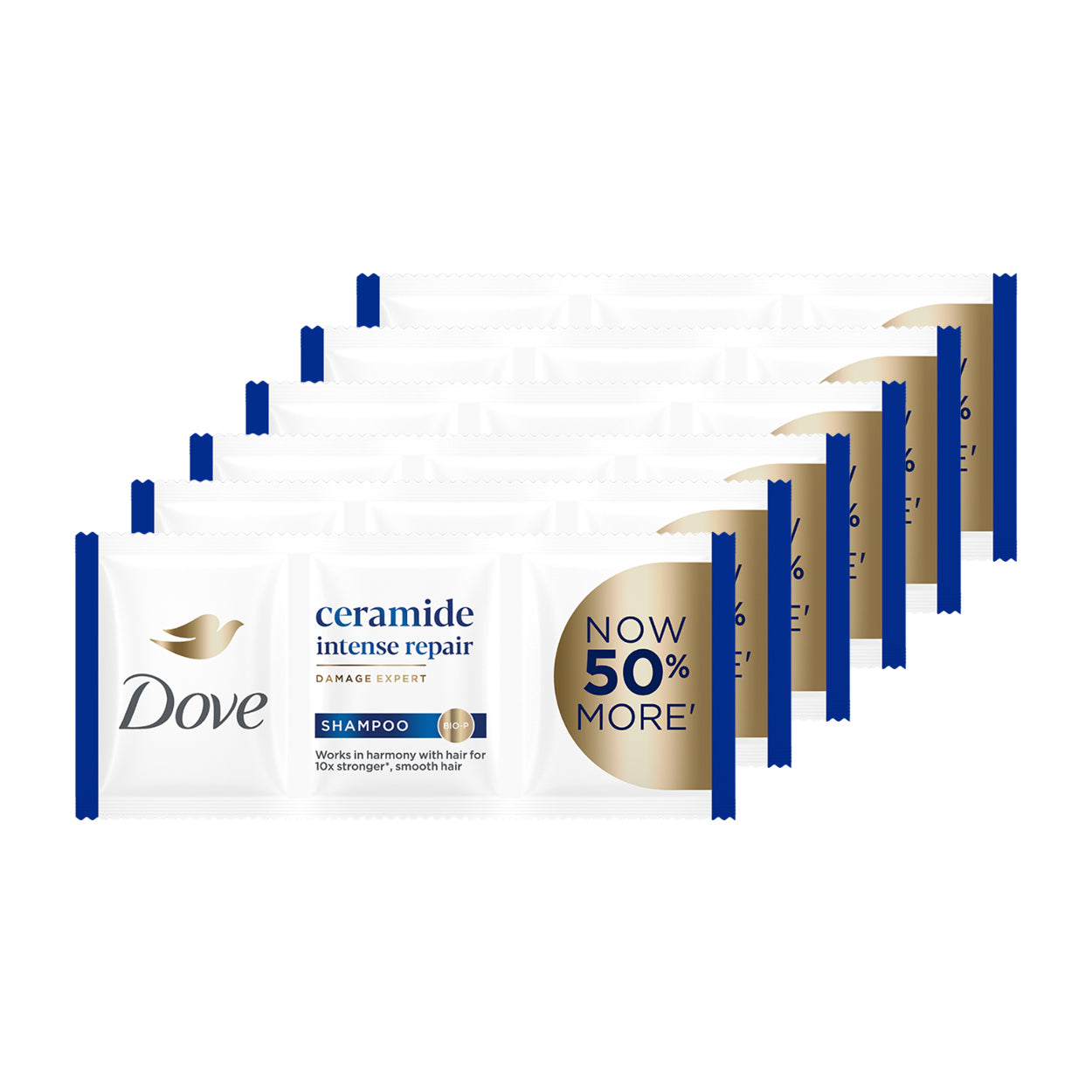 Dove Shampoo Ceramide Intense Repair Blue 6x13.5ml