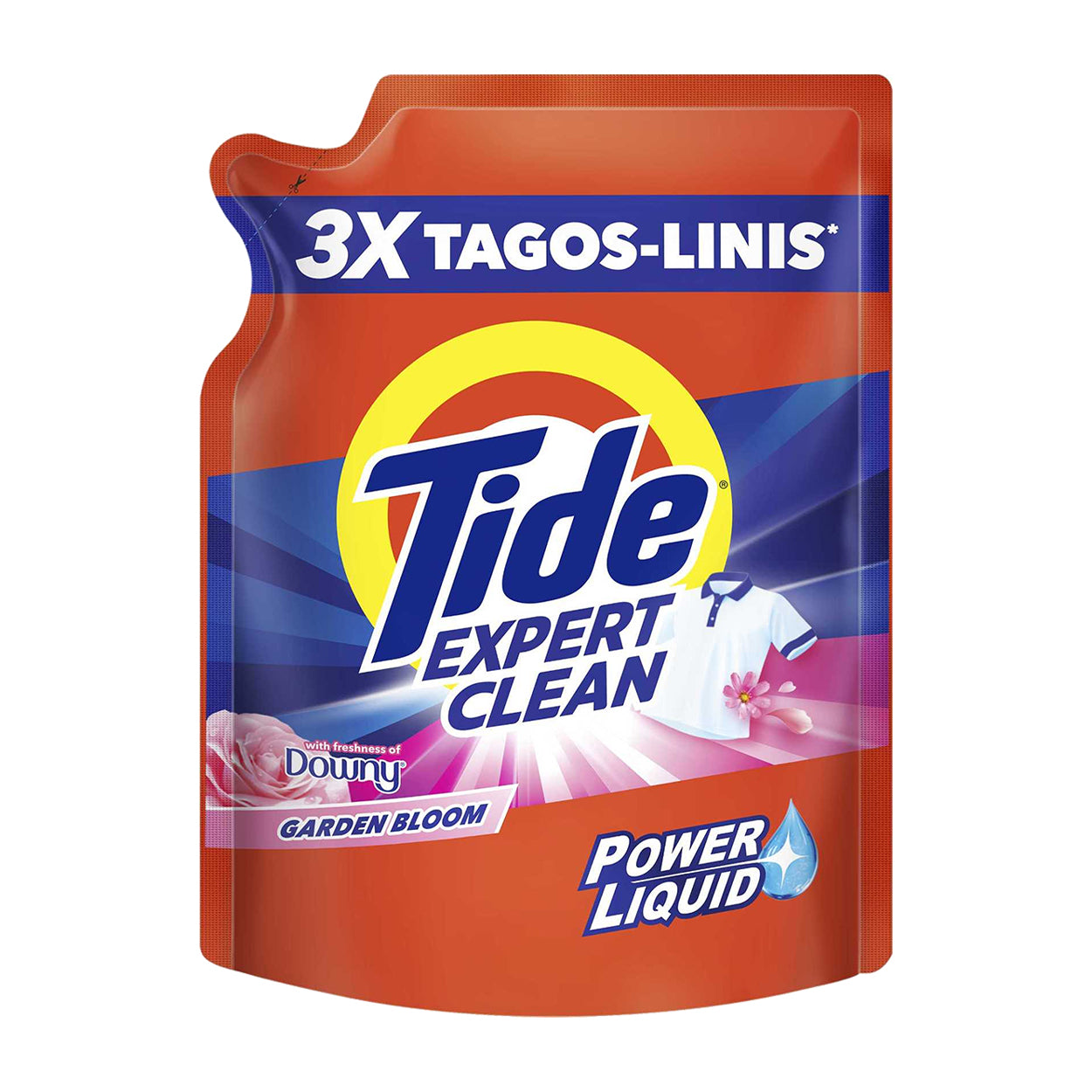 Tide Expert Clean Power Liquid Garden Bloom Refill 715g/0.75kg