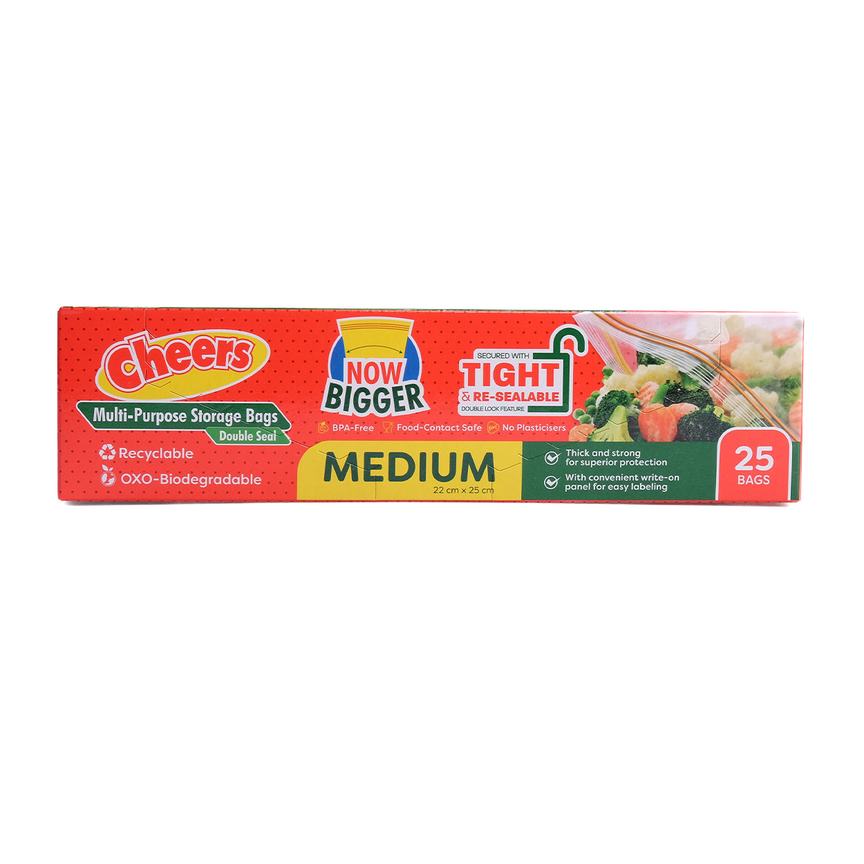 Cheers Zipper Storage Bag Medium 25s