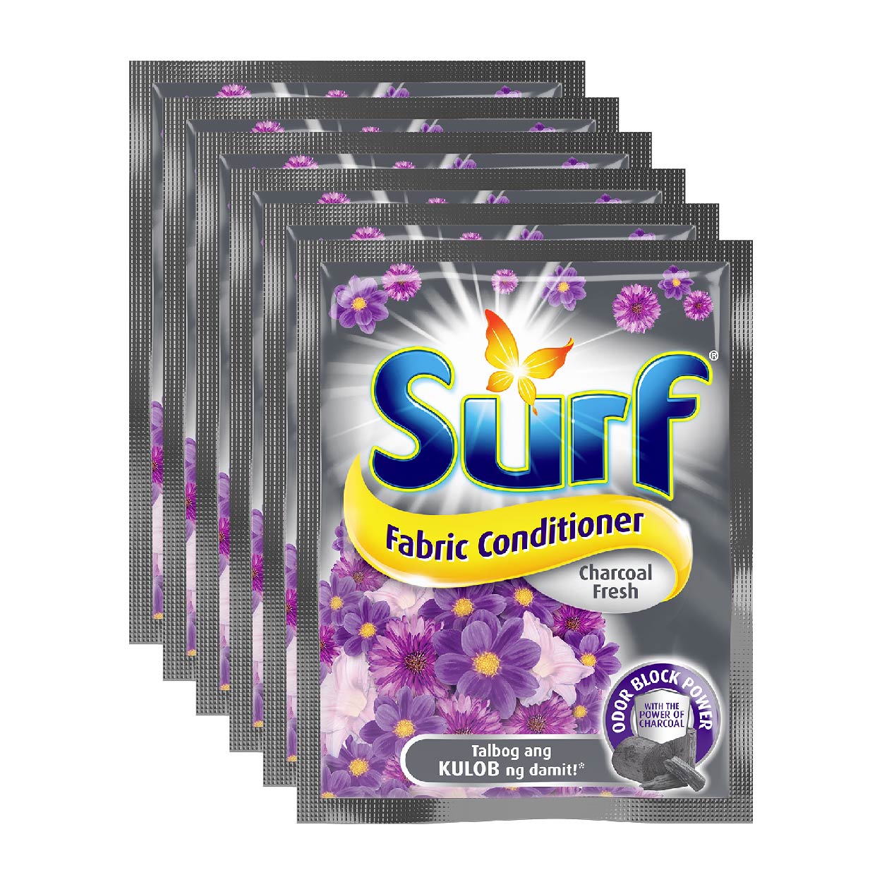 Surf Fabric Conditioner Charcoal Fresh 6x25ml