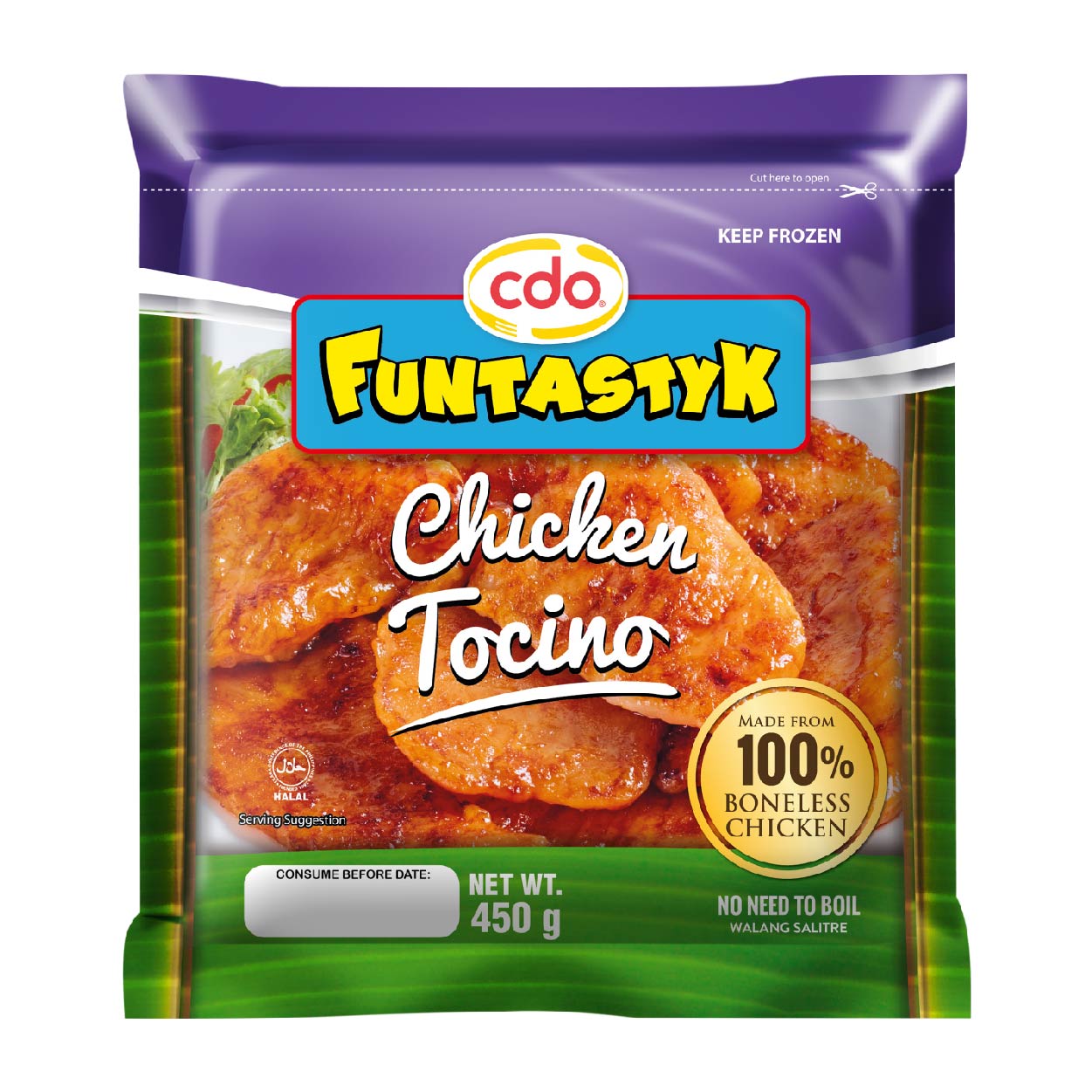 CDO Funtastyk Chicken Tocino 450g