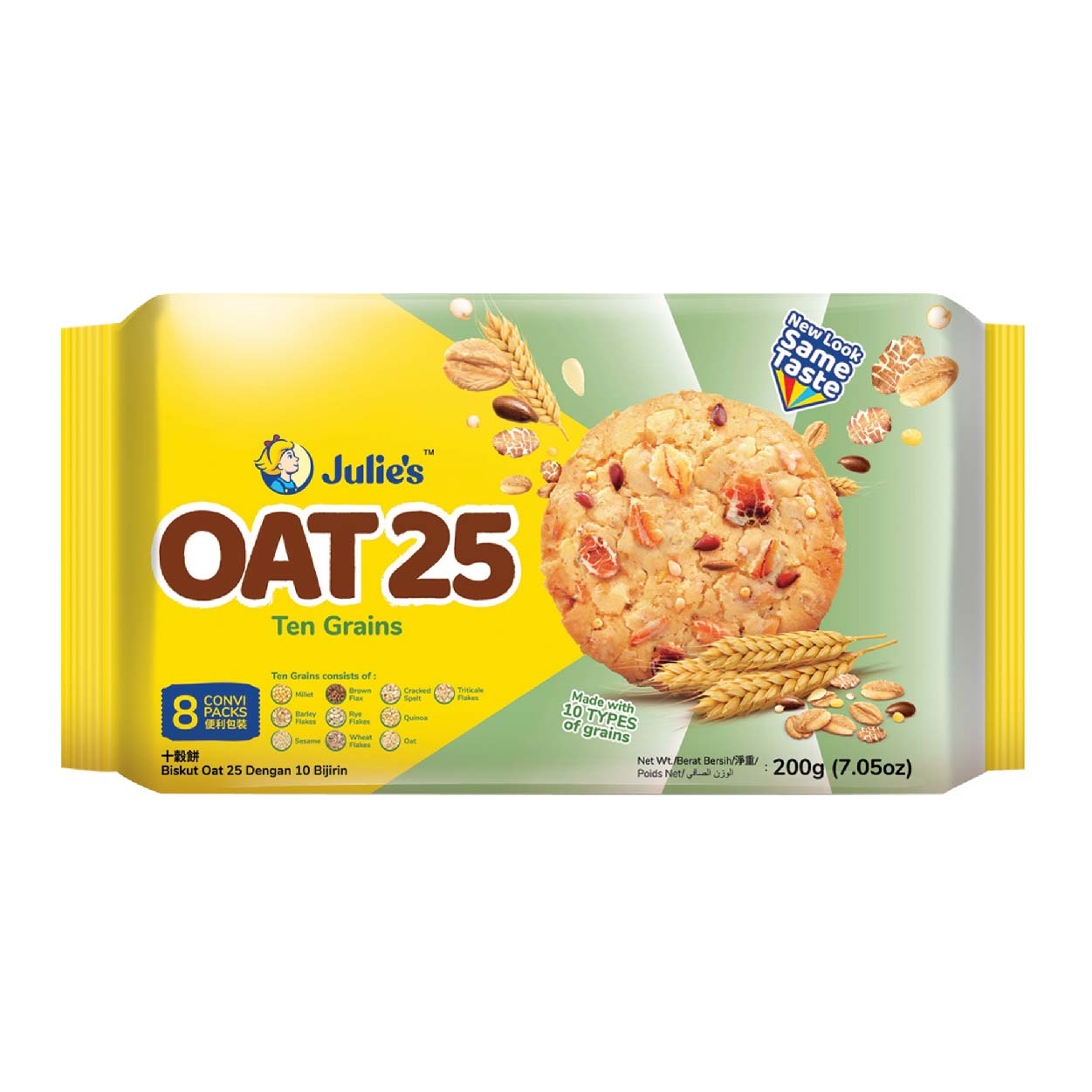 Julie's Oat 25 Ten Grains Cookie Biscuit 200g