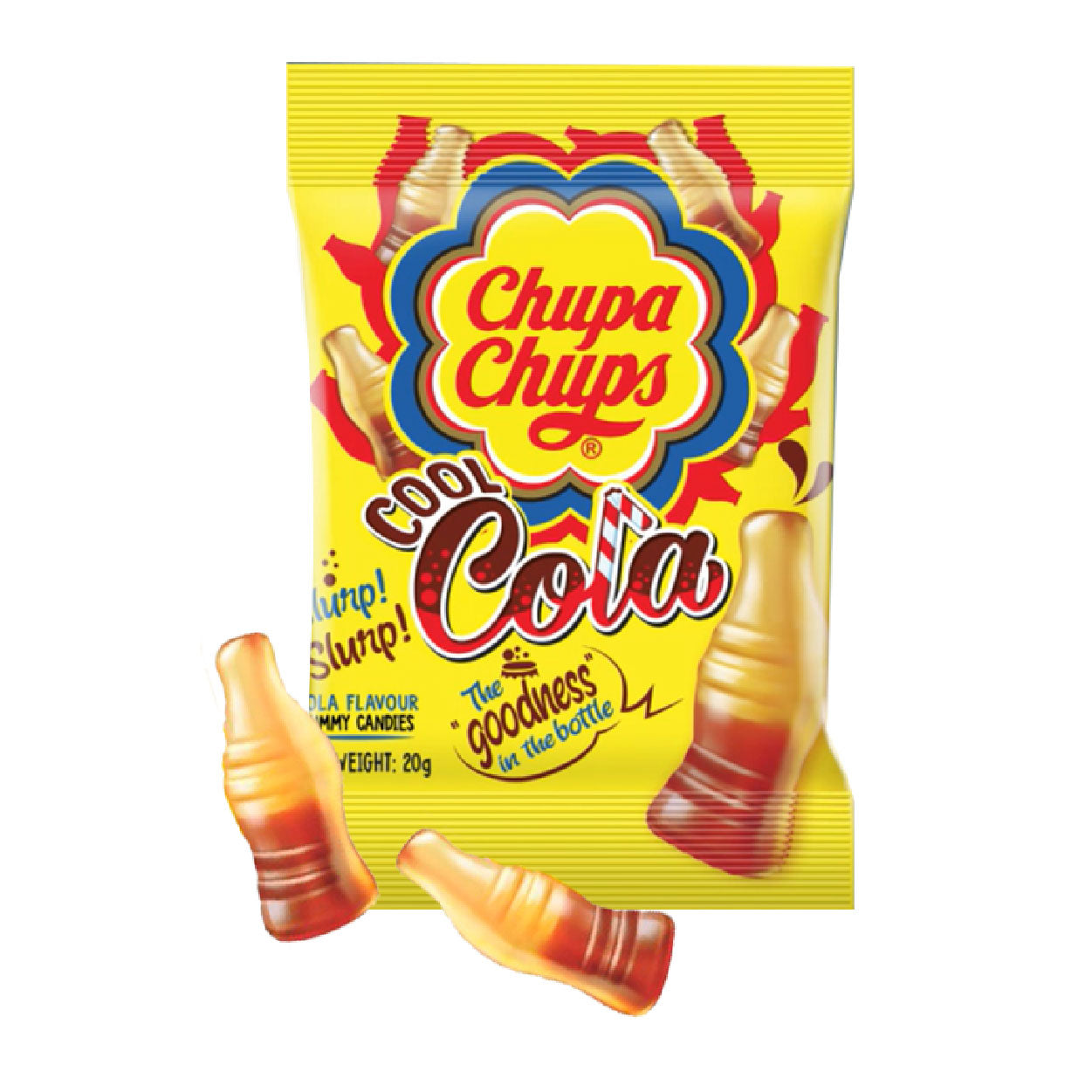 Chupa Chups Cool Cola Gummy Candies 20g