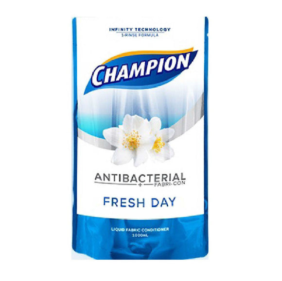 Champion Fabric Conditioner Antibacterial Fresh Day 1L Refill