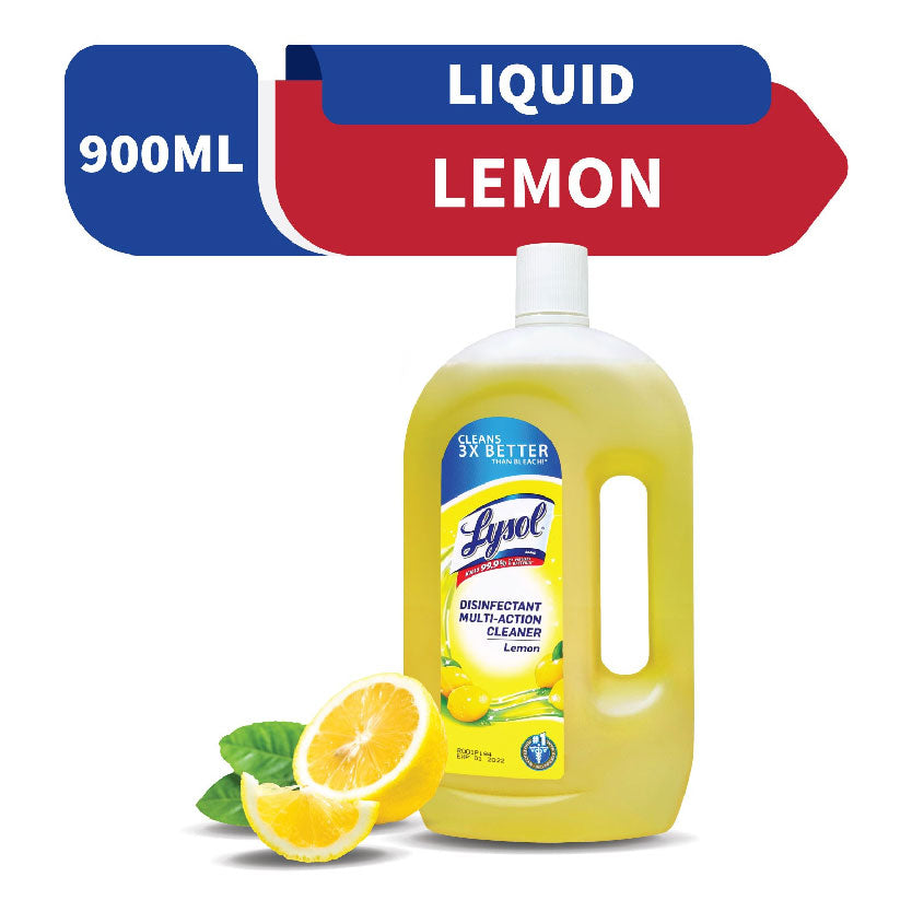 Lysol Multi Action Cleaner Lemon 900ml