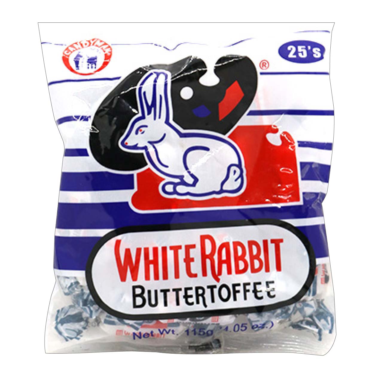 White Rabbit Butter Toffee Candy 25s