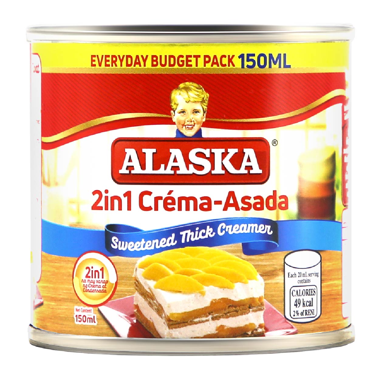 Alaska 2in1 Crema-Asada Sweetened Thick Creamer 150ml