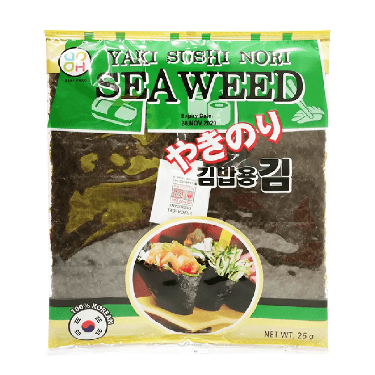 Hana Yaki Sushi Nori Seaweed 26g