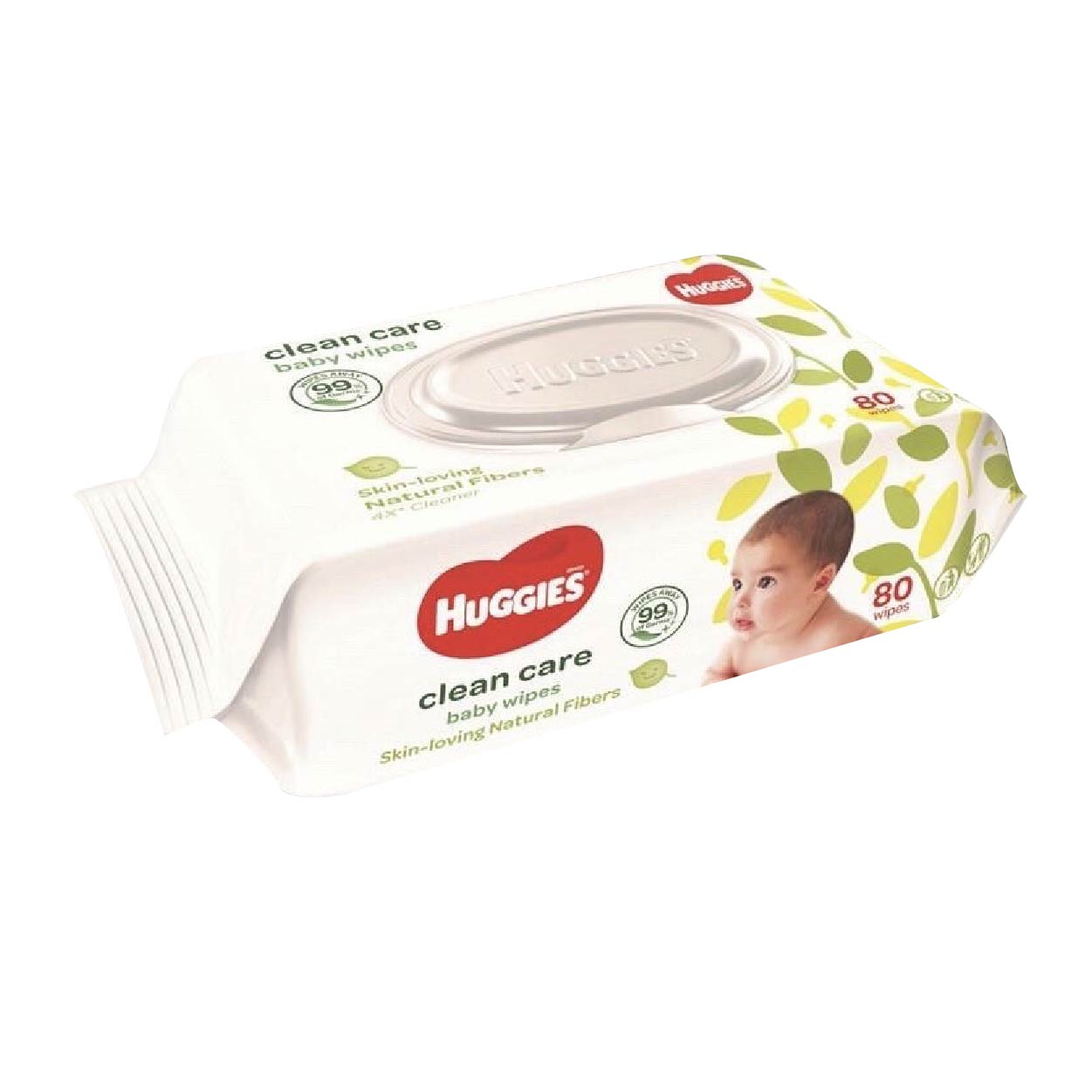 Huggies Clean Care Baby Wipes 80s