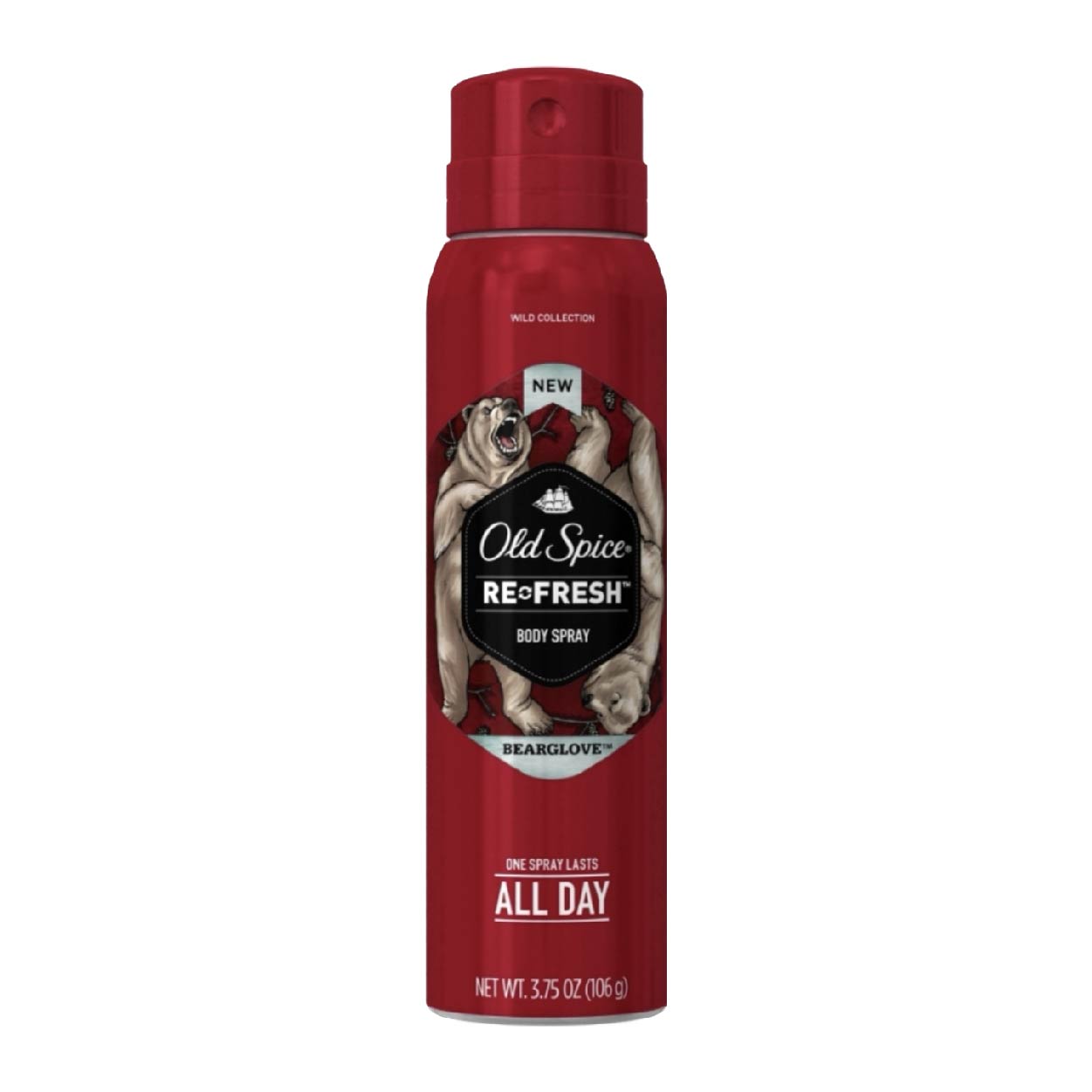 Old Spice Re Fresh Body Spray Bear Glove 106g