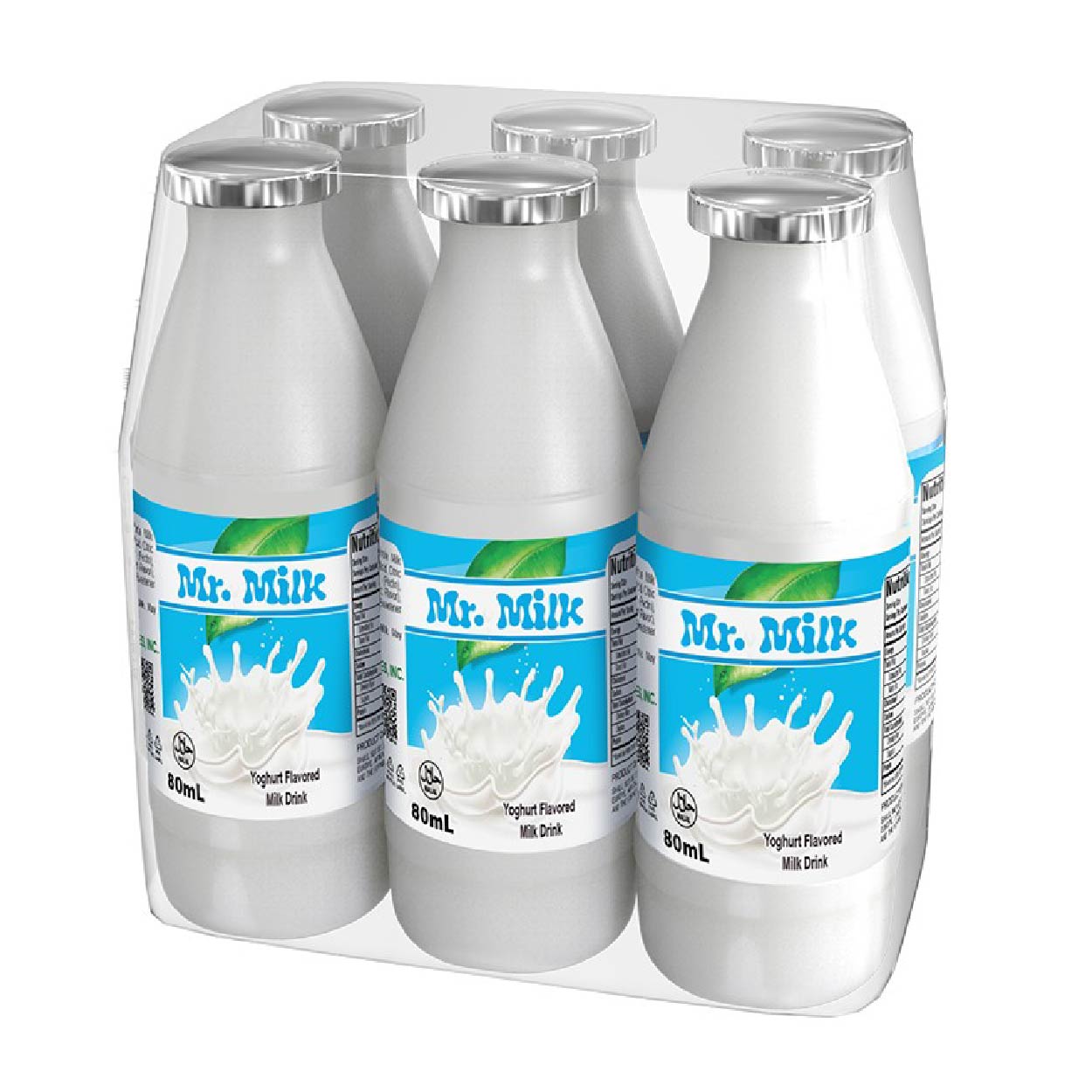 Mr.Milk Yoghurt Drink Plain 6x80ml