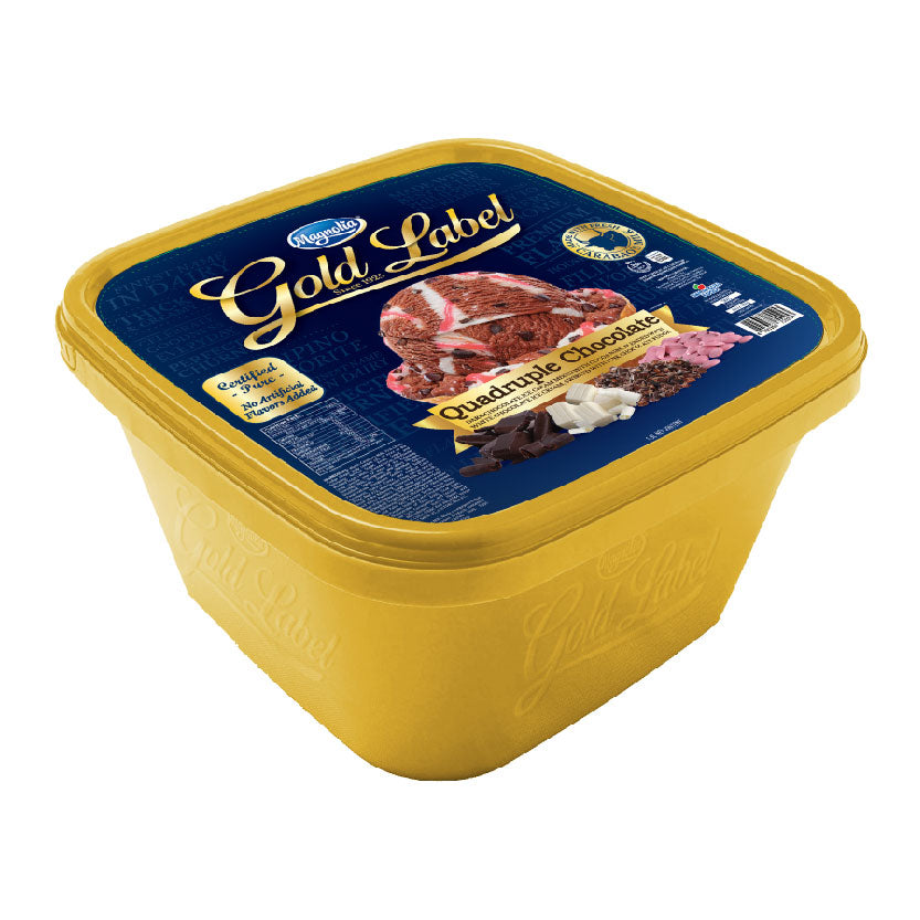 Magnolia Gold Label Quadruple Chocolate Ice Cream 1.3L