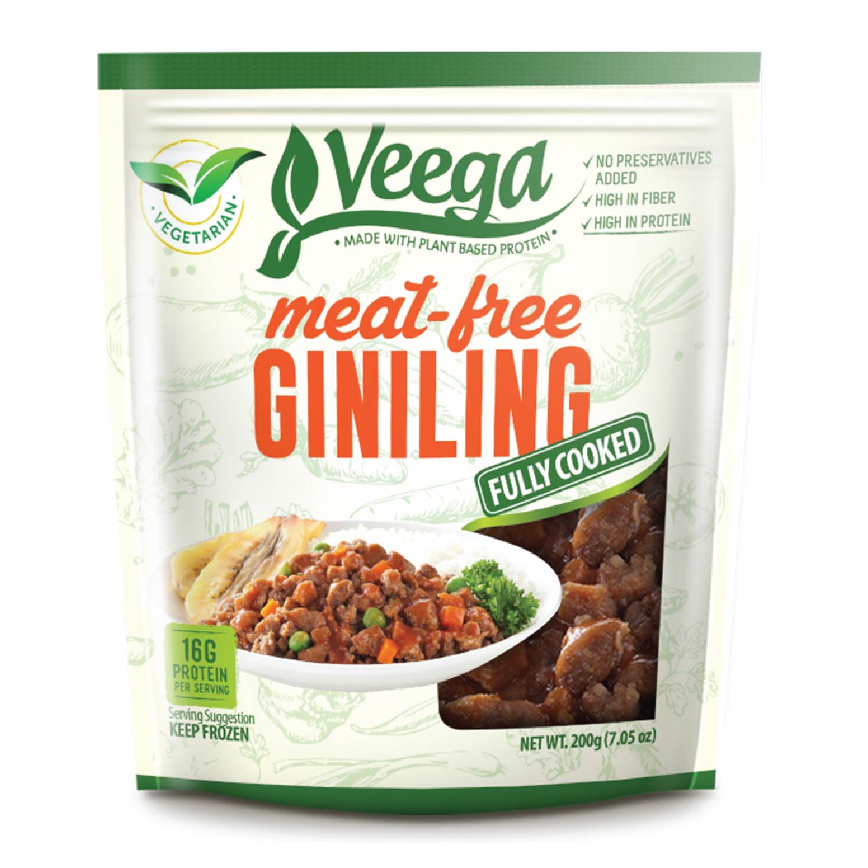 Veega Meat Free Giniling Fully Cooked 200g