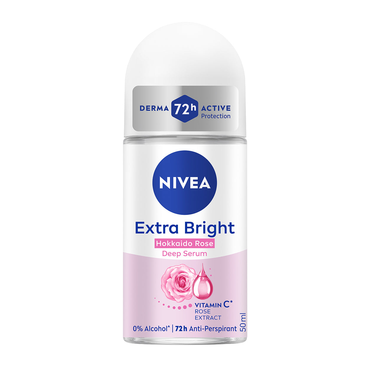 Nivea Women Deodorant Roll On Extra Bright Hokkaido Rose 50ml